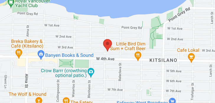 map of 3192 W 3RD AVENUE